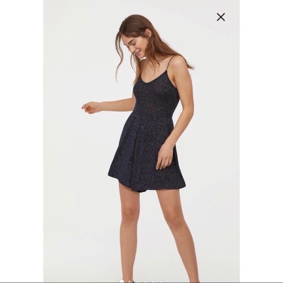 black romper h&m